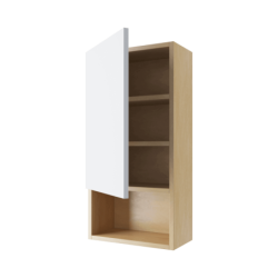 Tuto Szafka Wisz.Lewa Front 40x80 Bia/Dą EXCELLENT MLEX.0105.400.BLWH