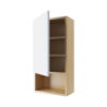 Tuto Szafka Wisz.Lewa Front 40x80 Bia/Dą EXCELLENT MLEX.0105.400.BLWH