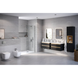 Tuto Słupek 40 Czarny/Dąb EXCELLENT MLEX.0201.400.BKBL