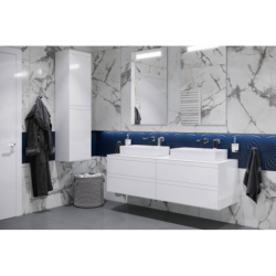 Finli Szafka z Blatem 80 Biały Połysk EXCELLENT MLEX.1102.800.WHWH