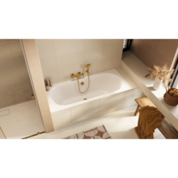 Oceana Slim wanna prostokątna 160X75 cm biały mat EXCELLENT WAEX.OCE16EDMS
