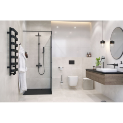 Brodzik LAVANO SLIM 100x90 Czarny EXCELLENT BREX.1103.100.090.BLN