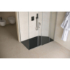 Brodzik LAVANO SLIM 100x90 Czarny EXCELLENT BREX.1103.100.090.BLN