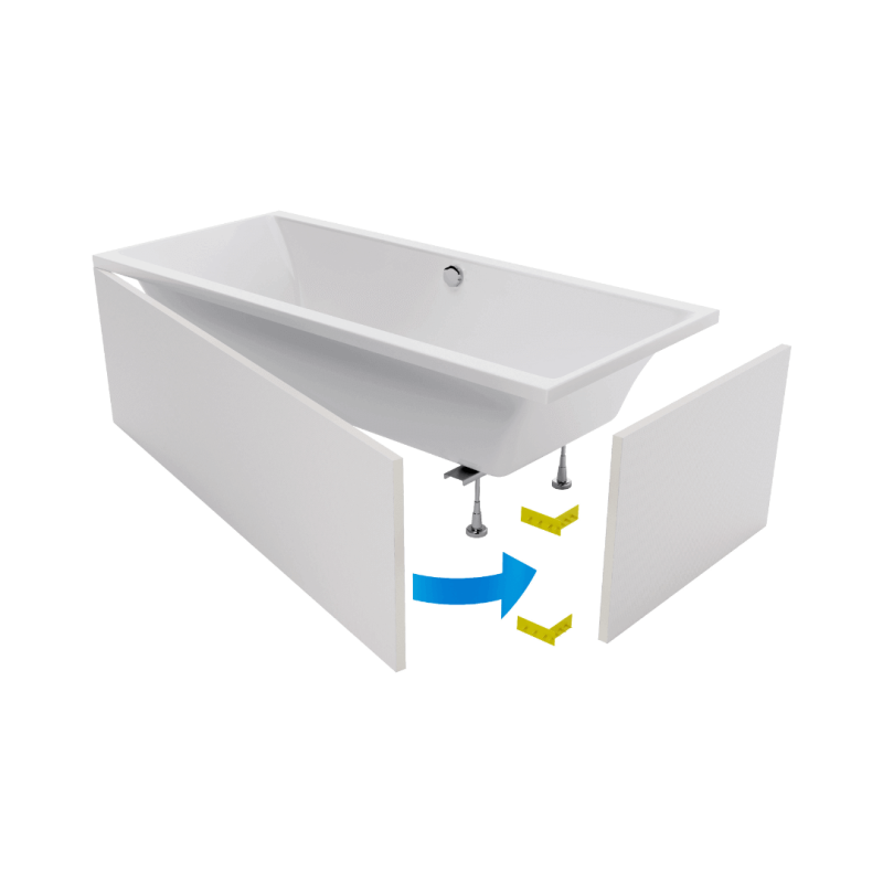 Obudowa Flex Do Wanny Prostokąt. 200x60 EXCELLENT OBEX.P.20X90WH
