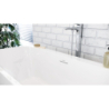Zestaw promocyjny Lila 2.0 wanna wolnostojąca 160x73 cm biały z bateria wolnostojącą Keria, chrom EXCELLENT ZEPR.0012