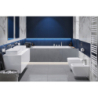 Wanna Akrylowa Wave 130x70 Slim Biała EXCELLENT WAEX.WAV13WHS