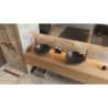 Design Korek klik-klak umywalkowo bidetowy, korpus chrom, pokrywa ceramiczna grafit mat EXCELLENT ARIN.1485.K.01.GRMCR