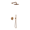 PI bateria prysznicowo-wannowa podtynkowa 2 funkcyjna, miedziany szczotkowany EXCELLENT AREX.1245CB