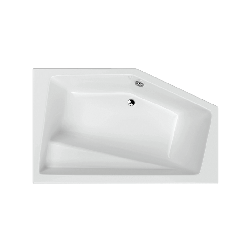 Vesper Wanna 160X100 Prawa Biała EXCELLENT WAEX.VEP16WH