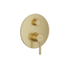 PI bateria prysznicowo-wannnowa podtynkowa 2 funkcyjna, złoty szczotkowany EXCELLENT AREX.1245GB