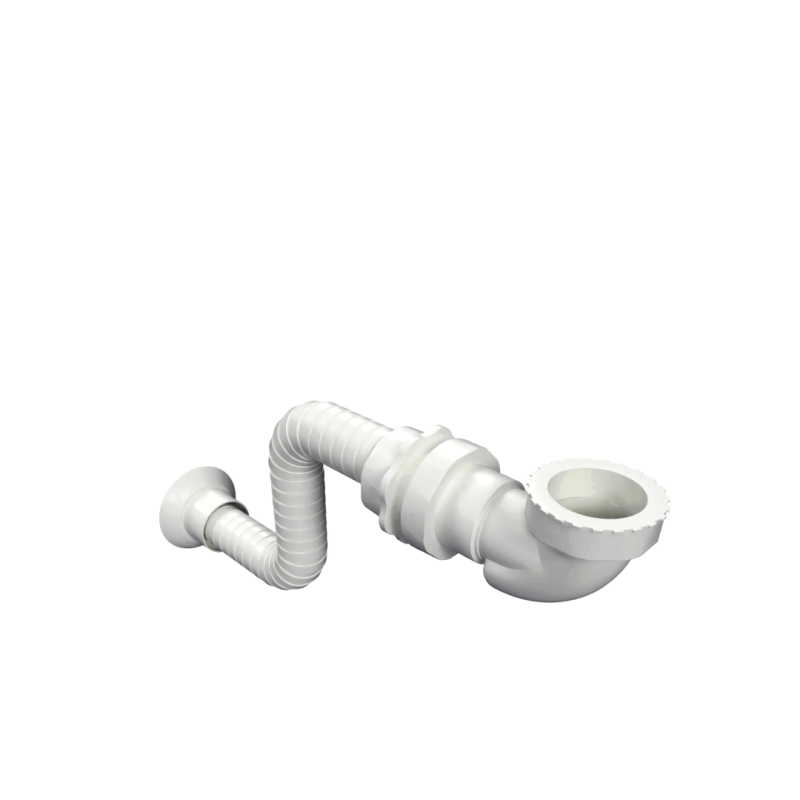 Pum Syfon Umyw. Z Rurą Elastyczną Biały EXCELLENT INPU.8075628.WH