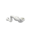 Pum Syfon Umyw. Z Rurą Elastyczną Biały EXCELLENT INPU.8075628.WH