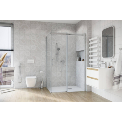 Tuto Szafka P/U 60 Biały/Dąb 2 Szuflady EXCELLENT MLEX.0103.600.WHBL