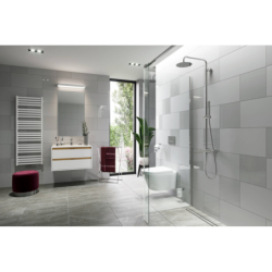 Tuto Szafka P/U 60 Biały/Dąb 2 Szuflady EXCELLENT MLEX.0103.600.WHBL