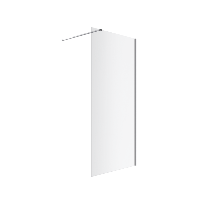 Vidoq walk-in ścianka prysznicowa prosta 80x200 cm, powłoka Clean Control, chrom EXCELLENT KAEX.1506.K.800.CR