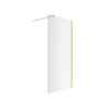 Vidoq walk-in ścianka prysznicowa prosta 80x200 cm, powłoka Clean Control, złoty połysk EXCELLENT KAEX.1506.K.800.GL