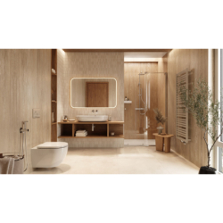 Ortigo walk-in drzwi prysznicowe przesuwne 120x200 cm, powłoka Clean Control, chrom EXCELLENT KAEX.5012.K.1200.CR