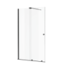 Ortigo walk-in drzwi prysznicowe przesuwne 140x200 cm, powłoka Clean Control, czarny mat EXCELLENT KAEX.5012.K.1400.BL