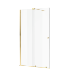 Ortigo walk-in drzwi prysznicowe przesuwne 140x200 cm, powłoka Clean Control, złoty połysk EXCELLENT KAEX.5012.K.1400.GL