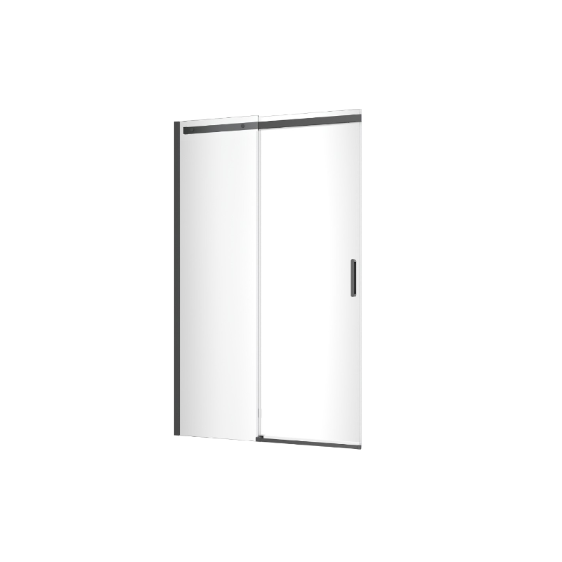Rols drzwi wnękowe przesuwne 120x200 cm powłoka Clean Control, czarny mat EXCELLENT KAEX.2612.K.1200.BL