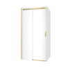 Rols kabina narożna 100x80 cm z drzwiami przesuwnymi 100 cm, powłoka CC, złoty połysk EXCELLENT KAEX.2616.K.1000.0800.GL