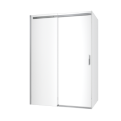 Rols kabina narożna 140x90 cm z drzwiami przesuwnymi 140 cm, powłoka Clean Control, chrom EXCELLENT KAEX.2616.K.1400.0900.CR