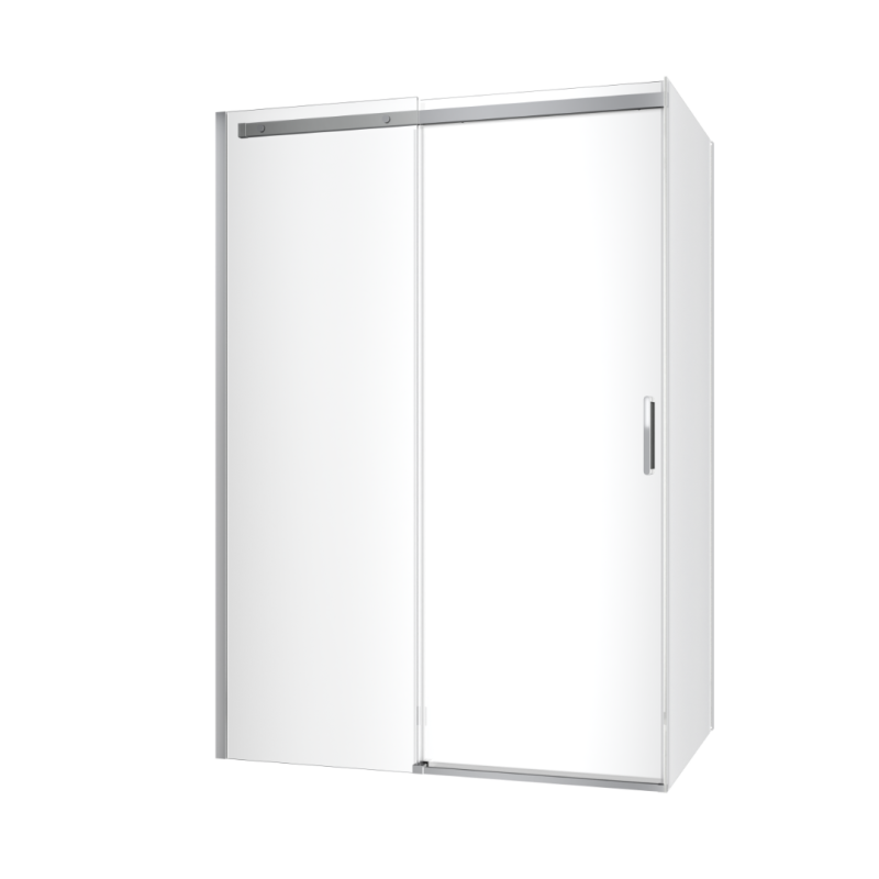 Rols kabina narożna 140x90 cm z drzwiami przesuwnymi 140 cm, powłoka Clean Control, chrom EXCELLENT KAEX.2616.K.1400.0900.CR