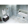 Mazo kabina narożna 90x80 cm, drzwi wahadłowe pojedyncze 90 cm, Clean Control, chrom EXCELLENT KAEX.3021.K.1010.9080.CR