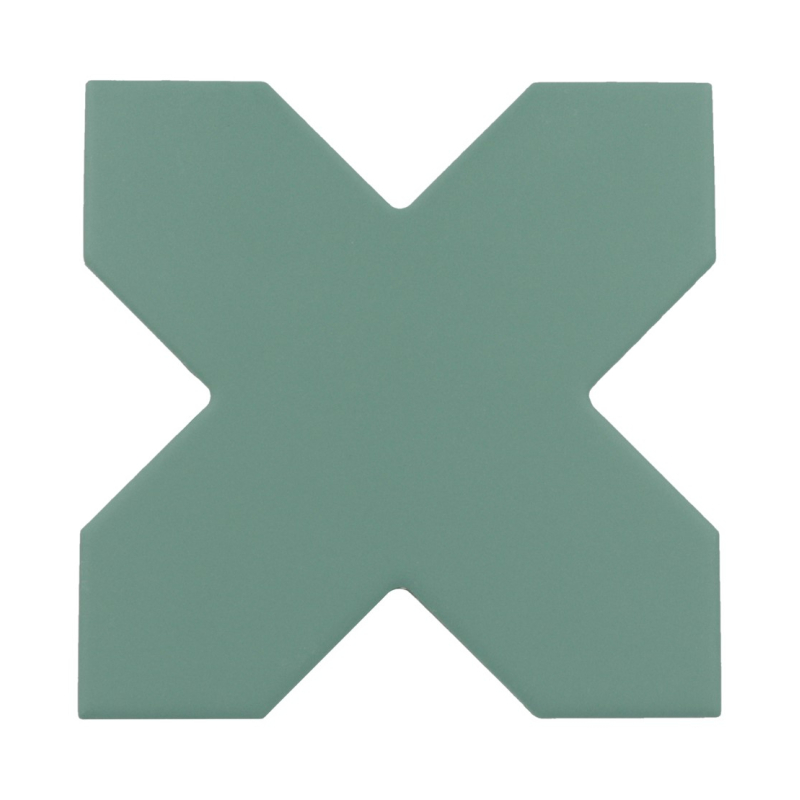 PORTO CROSS PICKLE GREEN MAT 12X12 (P.62905)