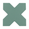 PORTO CROSS PICKLE GREEN MAT 12X12 (P.62905)