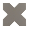 PORTO CROSS BLACK MAT 12X12 (P.62951)