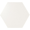 SCALE HEXAGON WHITE MAT 12,4X10,7 (P.63053)