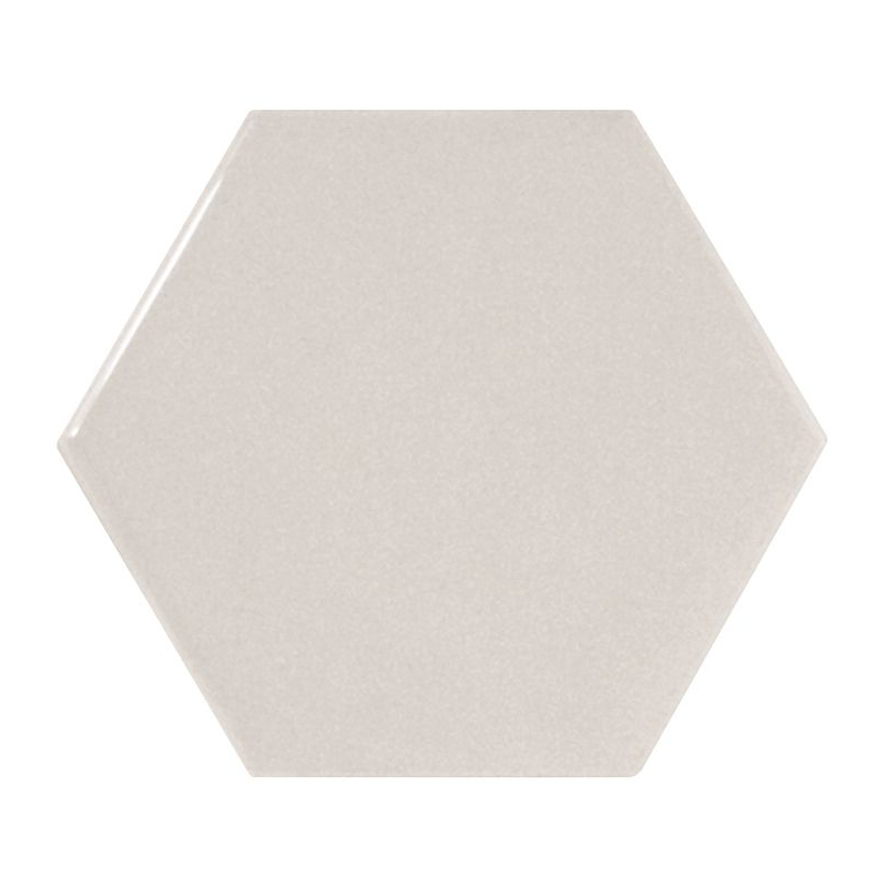 SCALE HEXAGON LIGHT GREY POŁYSK 12,4X10,7 (P.63063)