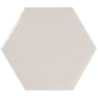 SCALE HEXAGON LIGHT GREY POŁYSK 12,4X10,7 (P.63063)