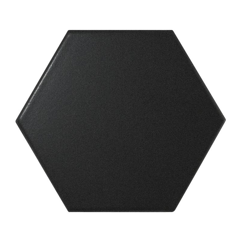 SCALE HEXAGON BLACK MAT 12,4X10,7 (P.63071)