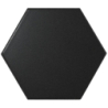 SCALE HEXAGON BLACK MAT 12,4X10,7 (P.63071)
