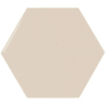 SCALE HEXAGON GREIGE POŁYSK 12,4X10,7 (P.63111)