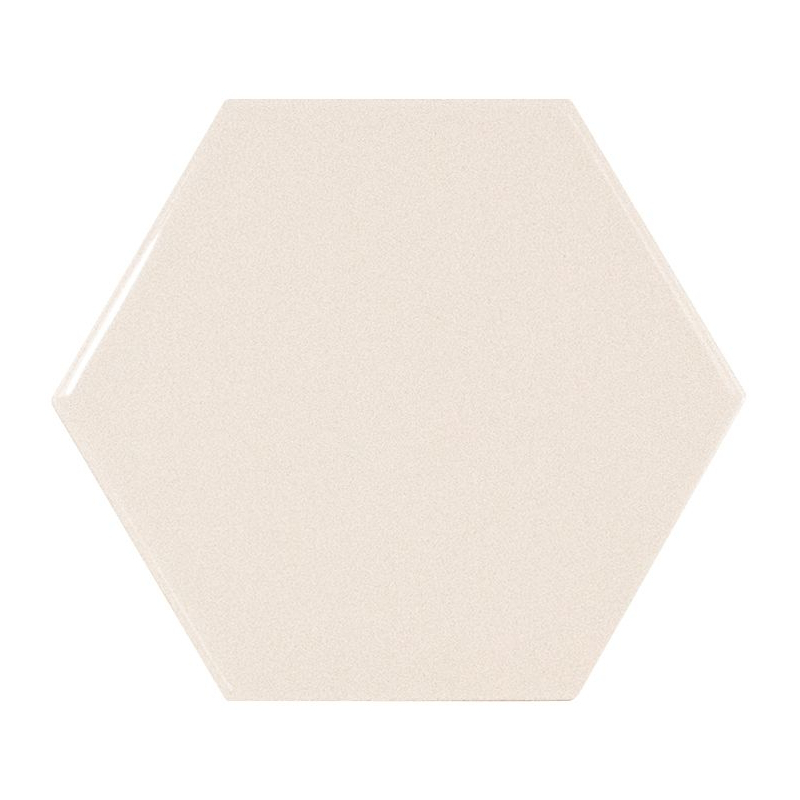 SCALE HEXAGON CREAM POŁYSK 12,4X10,7 (P.63121)