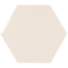 SCALE HEXAGON CREAM POŁYSK 12,4X10,7 (P.63121)
