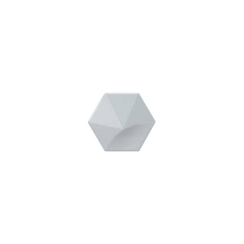 OBERLAND SKY BLUE HEXAGON POŁYSK 12,4X10,7 (P.63229)
