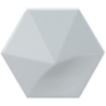 OBERLAND SKY BLUE HEXAGON POŁYSK 12,4X10,7 (P.63229)