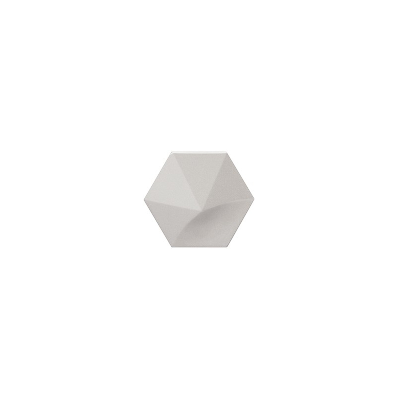 OBERLAND LIGHT GREY HEXAGON POŁYSK 12,4X10,7 (P.63233)