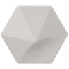 OBERLAND LIGHT GREY HEXAGON POŁYSK 12,4X10,7 (P.63233)