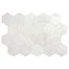 LITHOS WHITE HEXAGON MAT 11,6X10,1 (P.63239)