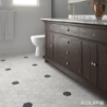 LITHOS WHITE HEXAGON MAT 11,6X10,1 (P.63239)