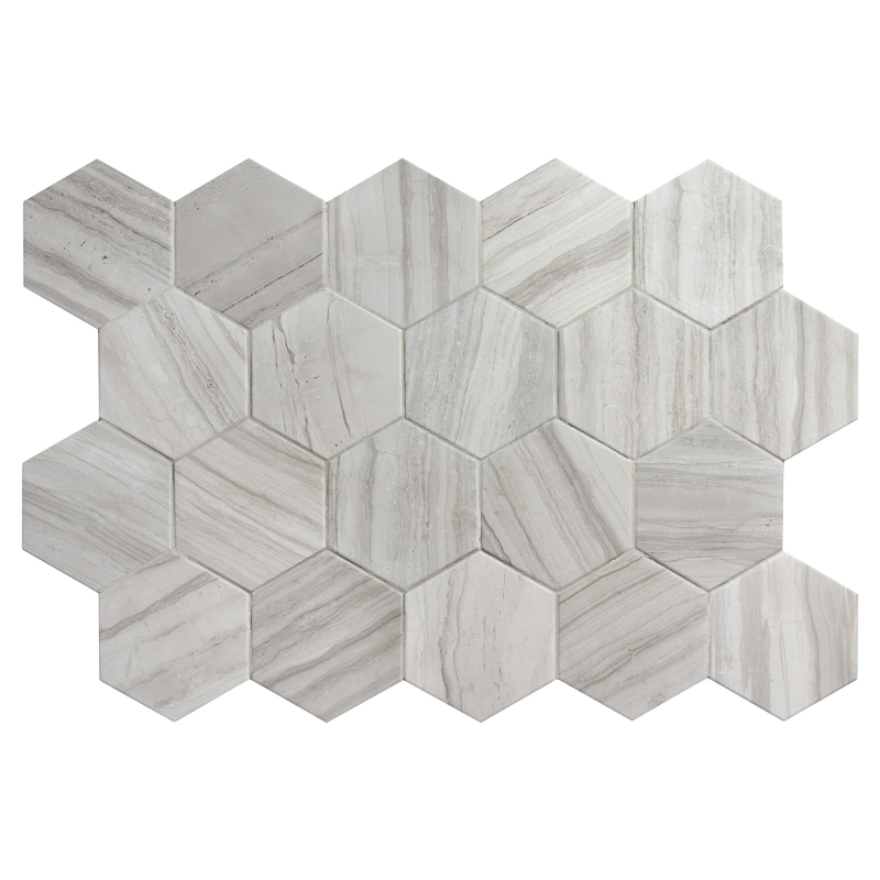 LITHOS GREY HEXAGON MAT 11,6X10,1 (P.63243)