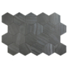LITHOS DARK HEXAGON MAT 11,6X10,1 (P.63245)