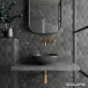 LITHOS DARK HEXAGON MAT 11,6X10,1 (P.63245)