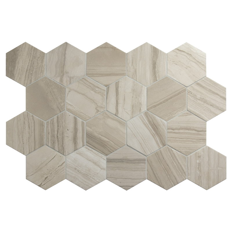 LITHOS BEIGE HEXAGON MAT 11,6X10,1 (P.63259)