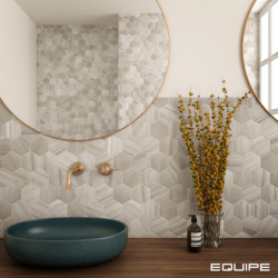 LITHOS BEIGE HEXAGON MAT 11,6X10,1 (P.63259)